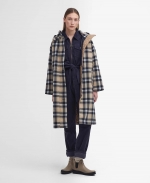 Iris Tartan Waterproof Jacket - Navy Check - 6